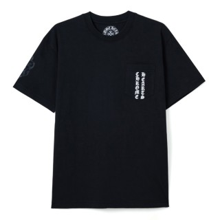 TBkicks Chr0me Hearts FW23 Logo Pattern Short Sleeves Black