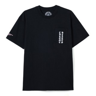TBkicks Chr0me Hearts FW23 Logo Pattern Short Sleeves Black