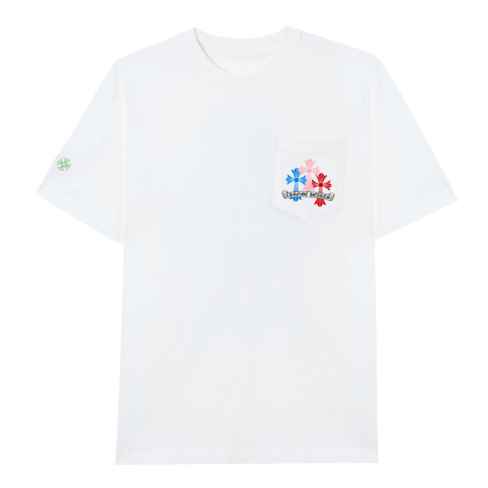 TBkicks Chr0me Hearts FW23 Logo Pattern Short Sleeves Black