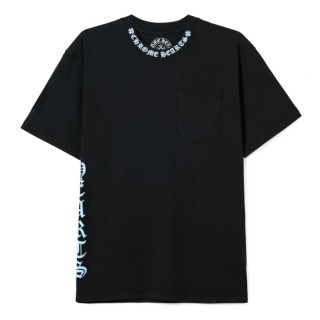 TBkicks Chr0me Hearts FW23 Logo Pattern Short Sleeves Black