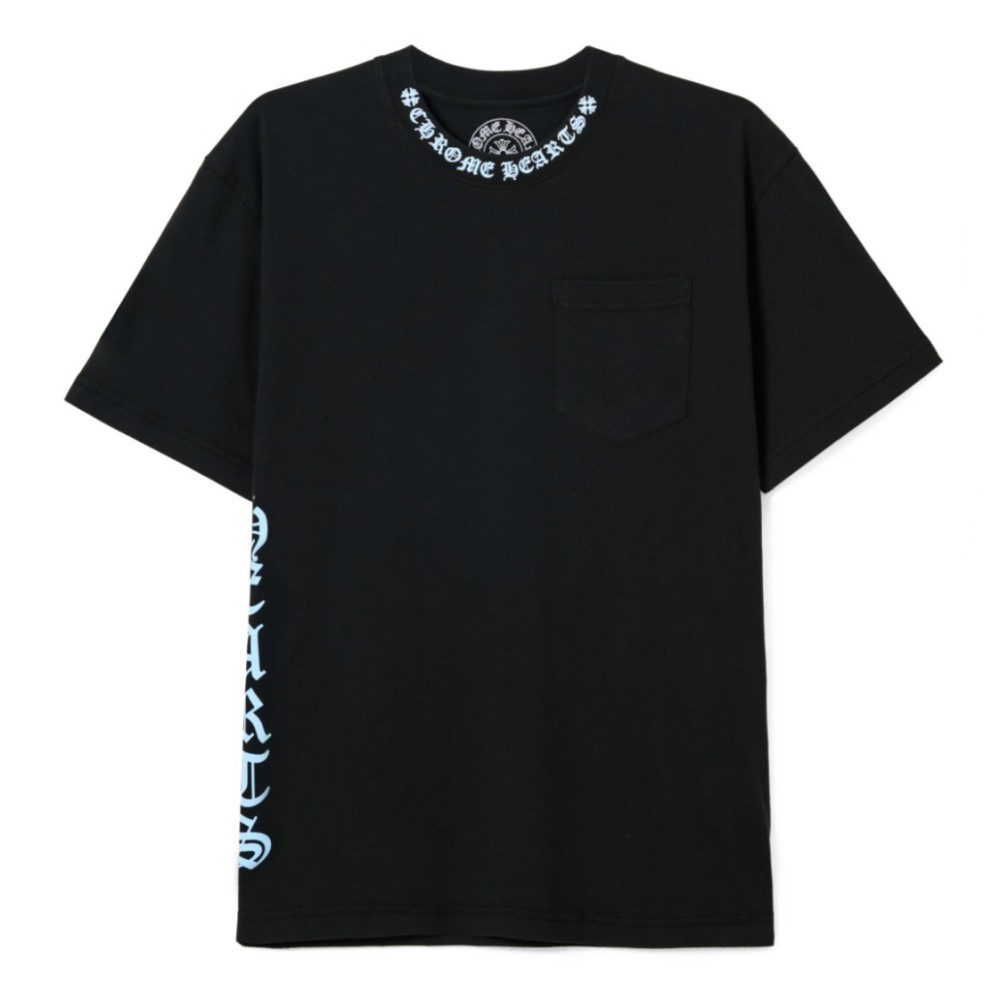 TBkicks Chr0me Hearts FW23 Logo Pattern Short Sleeves Black