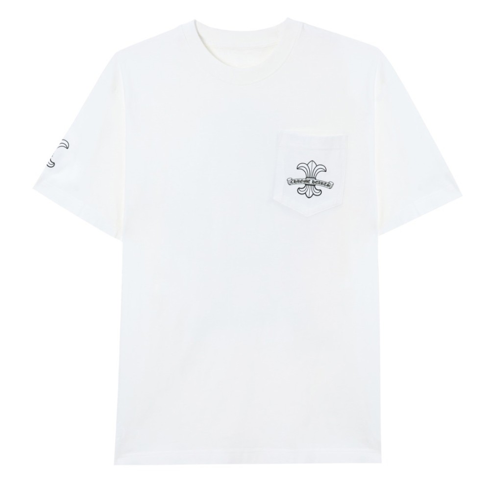 TBkicks Chr0me Hearts FW23 Logo Pattern Short Sleeves Black