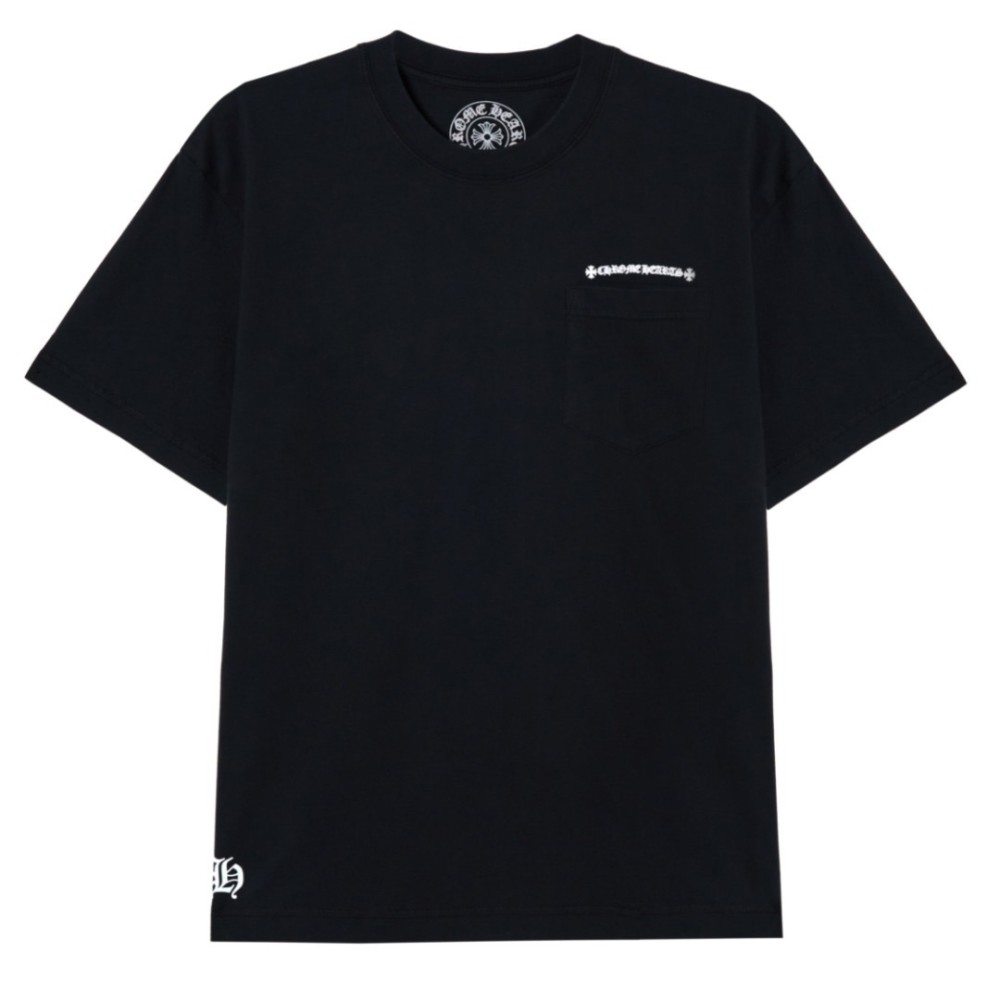 TBkicks Chr0me Hearts FW23 Logo Pattern Short Sleeves Black
