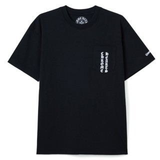 TBkicks Chr0me Hearts FW23 Logo Pattern Short Sleeves Black