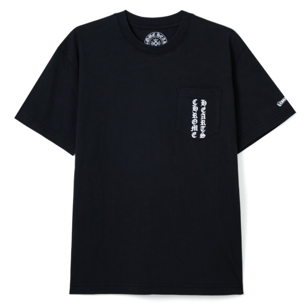 TBkicks Chr0me Hearts FW23 Logo Pattern Short Sleeves Black