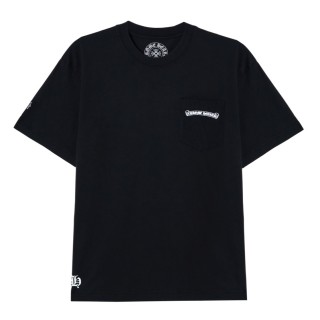 TBkicks Chr0me Hearts FW23 Logo Pattern Short Sleeves Black