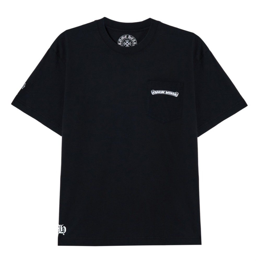 TBkicks Chr0me Hearts FW23 Logo Pattern Short Sleeves Black