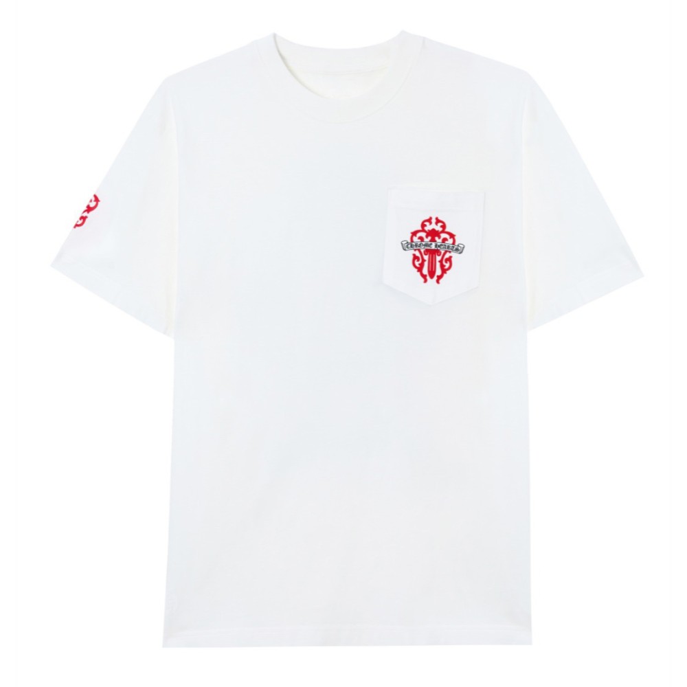 TBkicks Chr0me Hearts FW23 Logo Pattern Short Sleeves Black