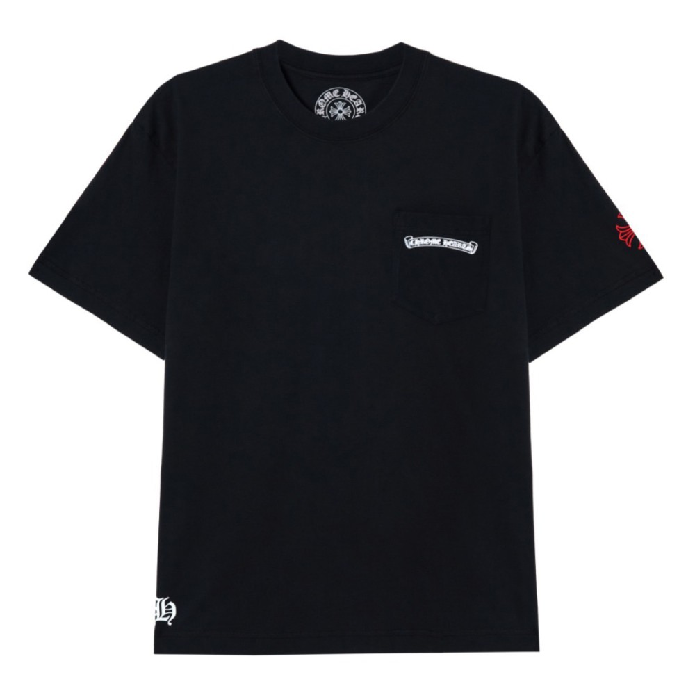 TBkicks Chr0me Hearts FW23 Logo Pattern Short Sleeves Black