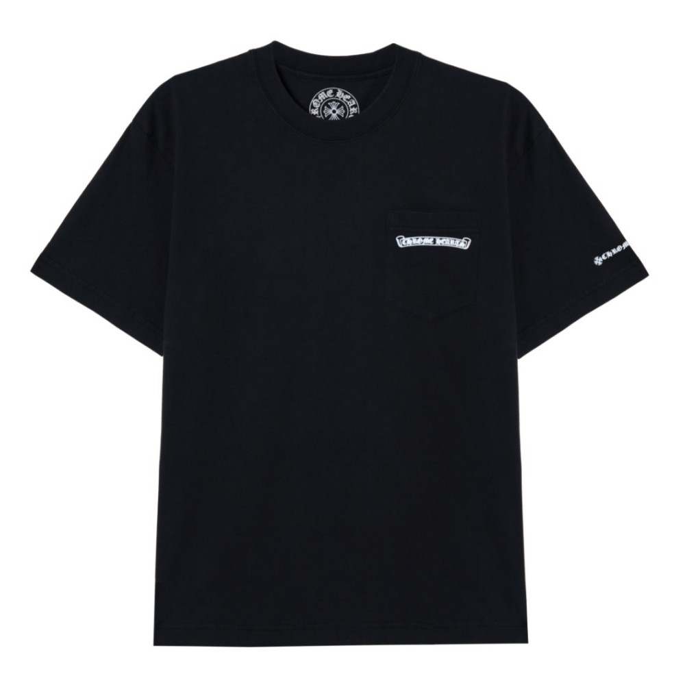 TBkicks Chr0me Hearts FW23 Logo Pattern Short Sleeves Black