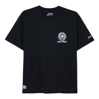 TBkicks Chr0me Hearts FW23 Logo Pattern Short Sleeves Black