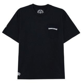 TBkicks Chr0me Hearts FW23 Logo Pattern Short Sleeves Black