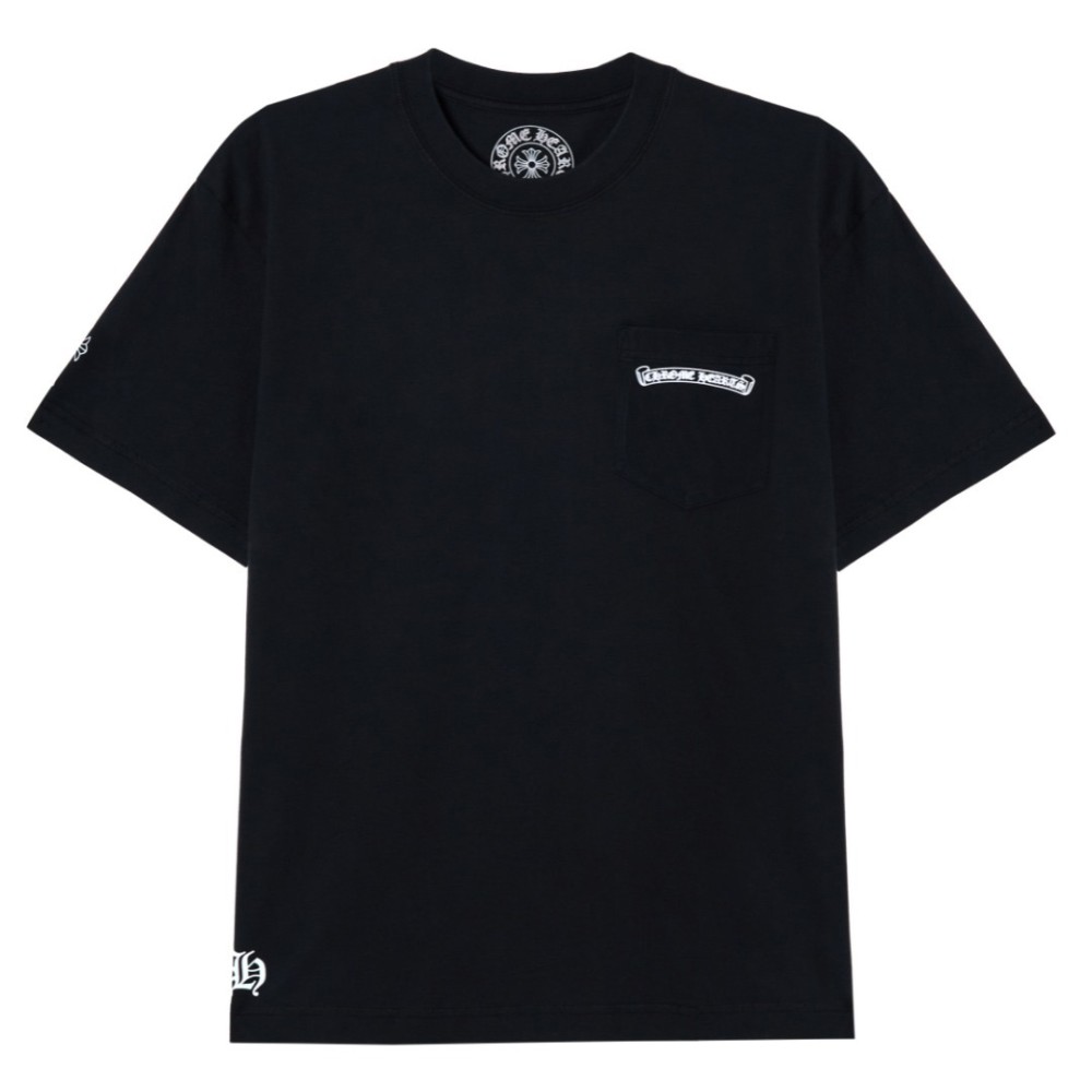 TBkicks Chr0me Hearts FW23 Logo Pattern Short Sleeves Black