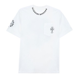 TBkicks Chr0me Hearts FW23 Logo Pattern Short Sleeves Black