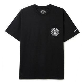 TBkicks Chr0me Hearts FW23 Logo Pattern Short Sleeves Black
