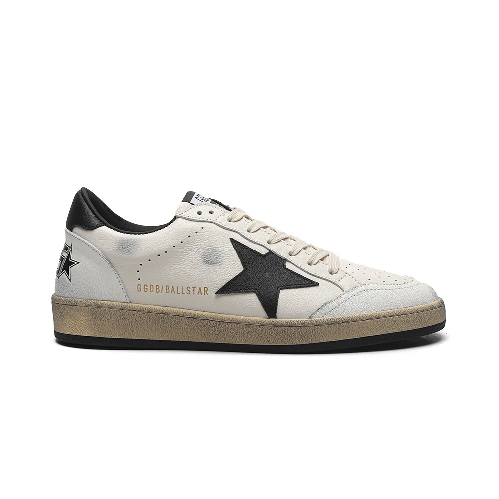 TBkicks Golden G00se Ball Star Black Star White Sneakers