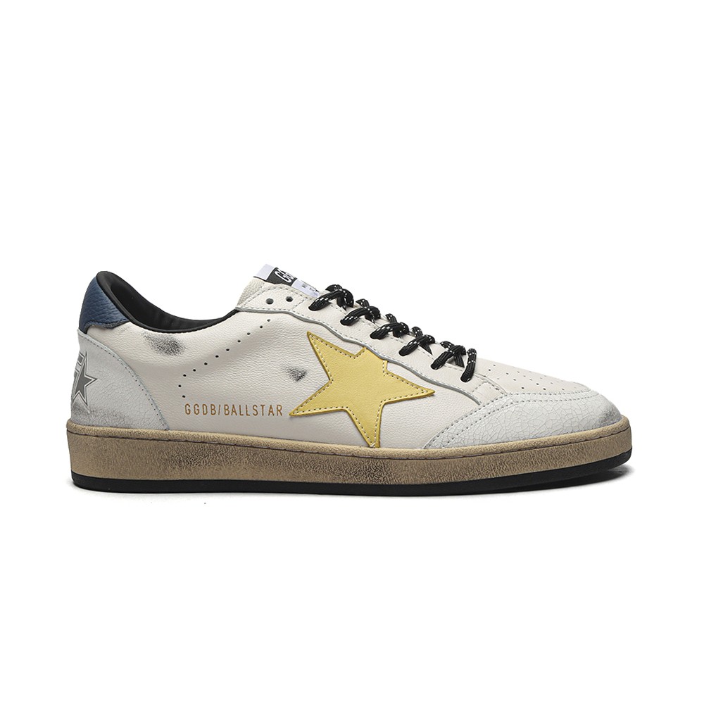 TBkicks Golden G00se Ball Star Yellow Star White Sneakers