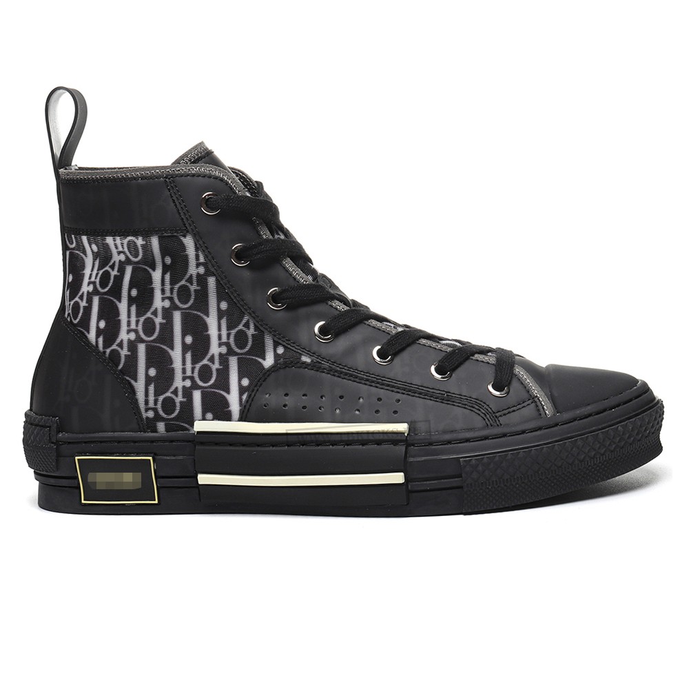 TBkicks D10R B23 High Top Canvas Oblique Black