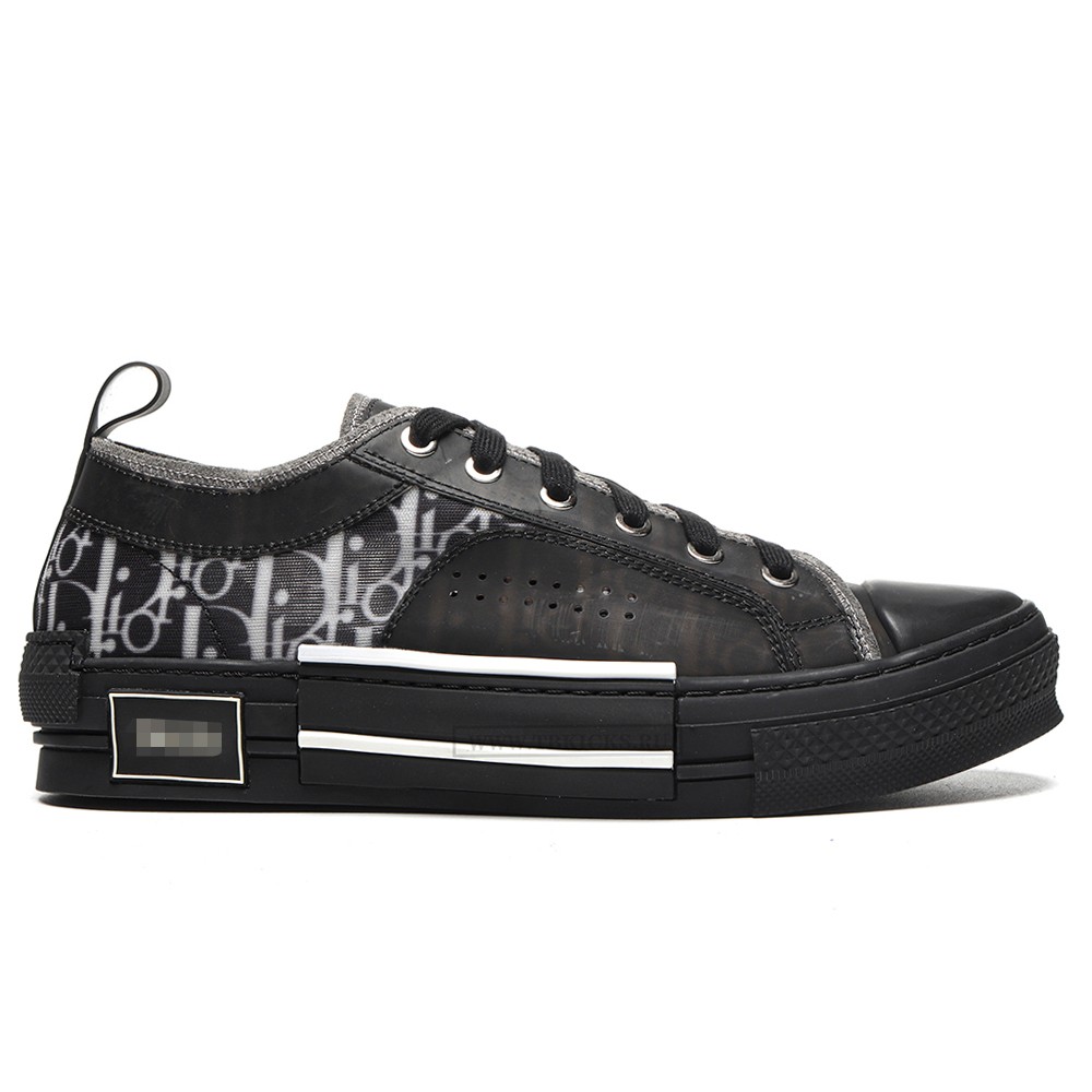 TBkicks D10R B23 Low Top Canvas Oblique Black