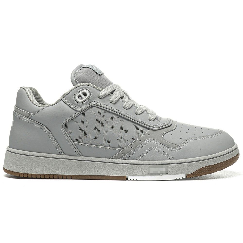 TBkicks D10R B27 Low Gray Oblique Leather