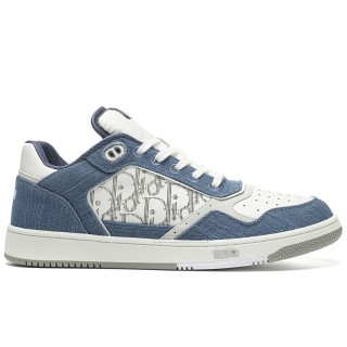 TBkicks D10R B27 Low Blue White Dior Oblique Galaxy Leather