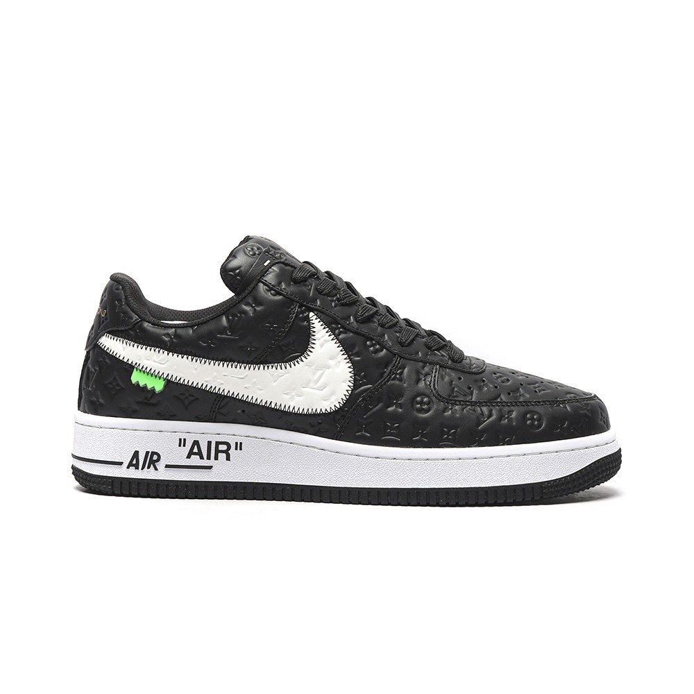 TBkicksLou1s Vu1tton Nike Air Force 1 Low By Virgil Abloh White Black
