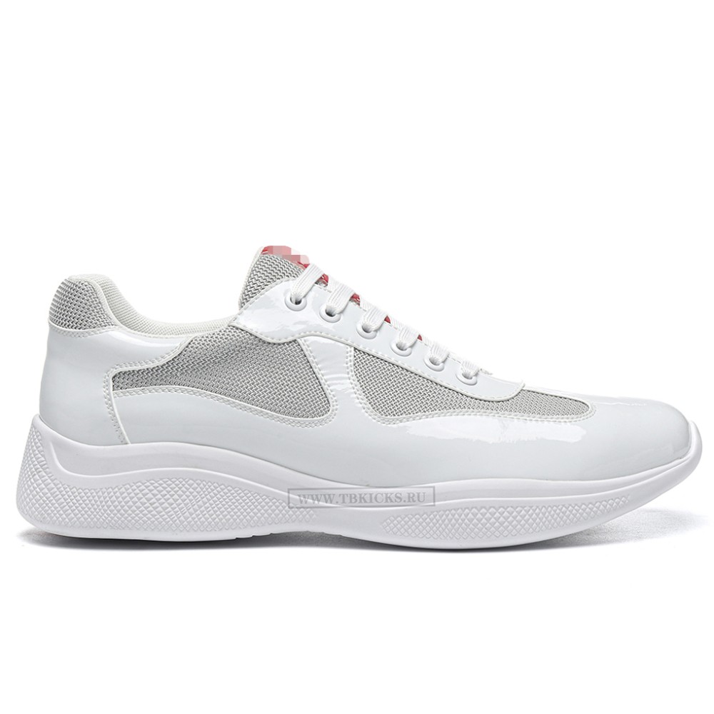 TBkicks Pr*da America's Cup White Silver Red