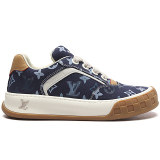 TBkicks Lou1s Vu1tton Tilted Sneaker "Monogram Denim Navy"