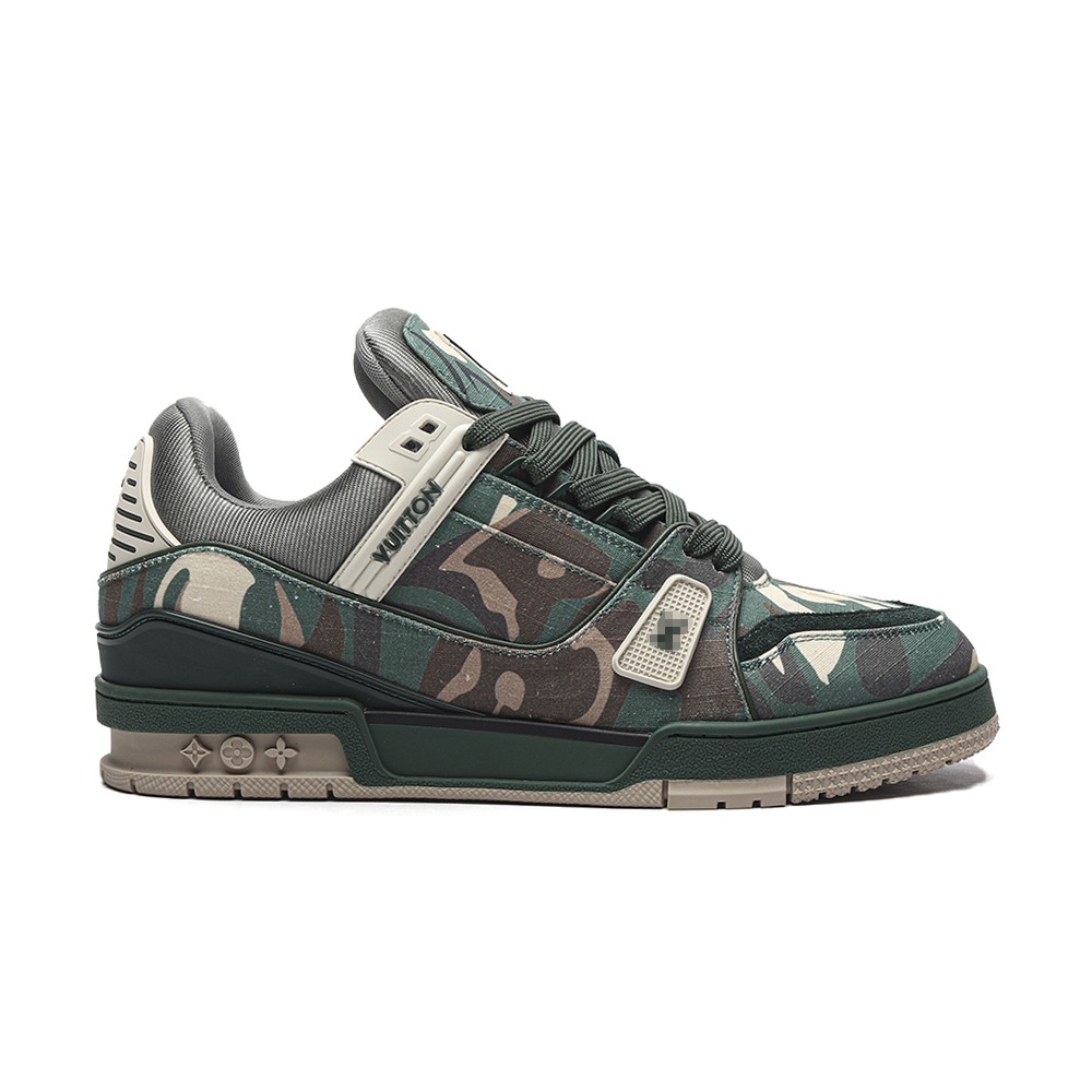 TBkicksLou1s Vu1tton Trainer #54 Green Camouflage