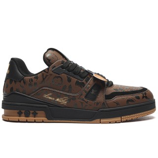 TBkicksLou1s Vu1tton Trainer Sneaker "Brown Monogram Print"