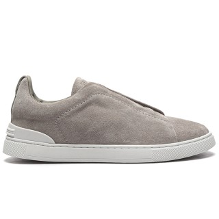 TBkicks ZEGMA Triple Stitch™ Suede Low-Top Sneakers Light Taupe