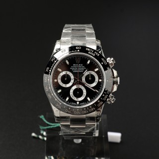 TBkicks R0lex Black Panda Daytona Watch