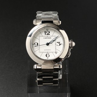 TBkicks Cart1er White Dial Pasha de