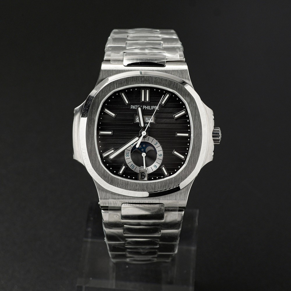 TBkicks Patek Philippe Nautilus Annual Calendar Moon Phase Watch