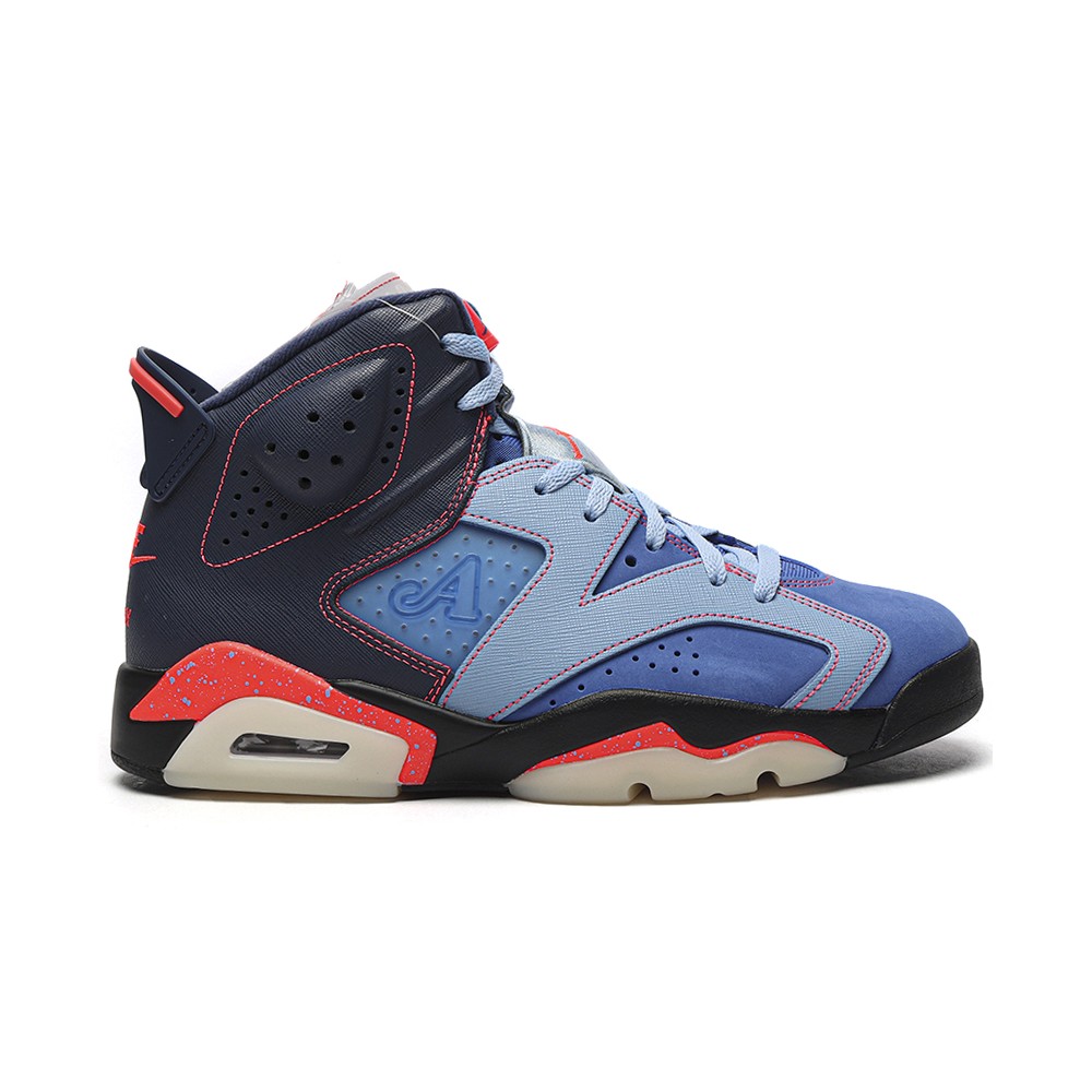 TBkicks Travis Scott Air Jordan 6 x Aleali May "UNC"